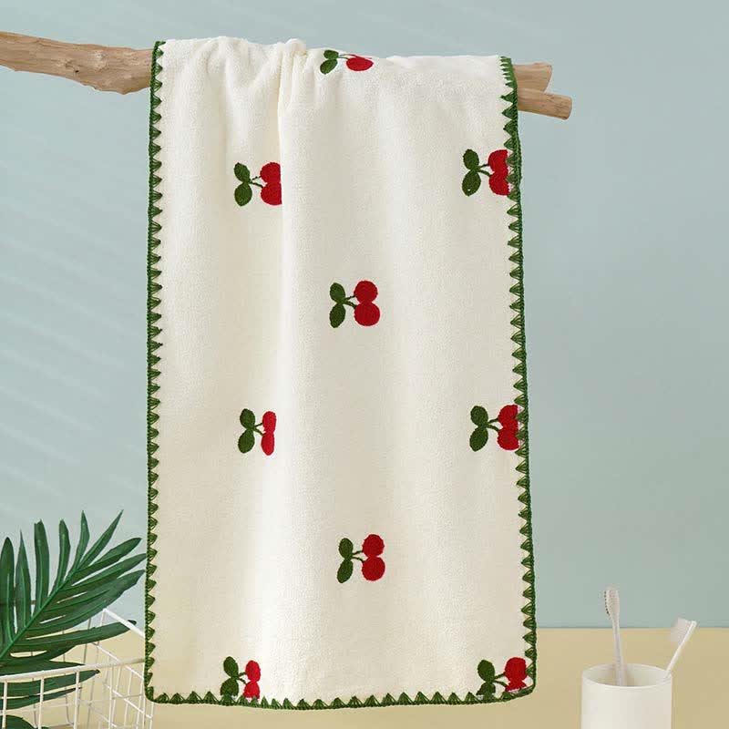 Fruit Bathroom Towel Beach Towel Set (2PCS) Towels Ownkoti 13