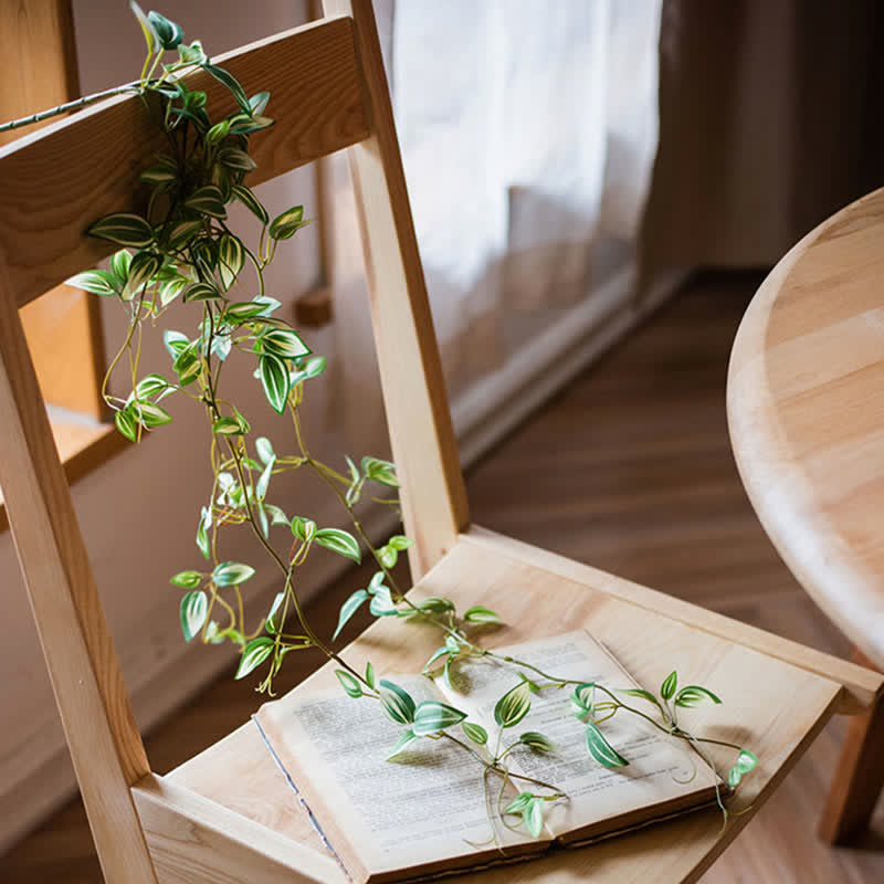 Greeb Leaves Hanging Artificial Vine Plants Decor Ownkoti 12