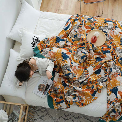 Ownkoti Soft Bird & Flower Cotton Reversible Quilt Quilts Ownkoti 5