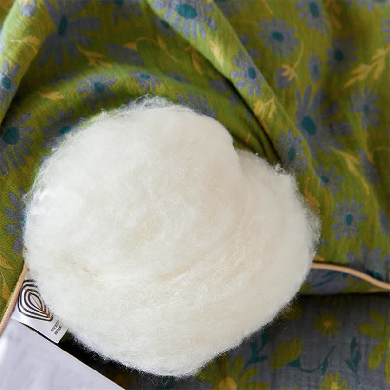 Pastoral Double Gauze Cotton Reversible Quilt