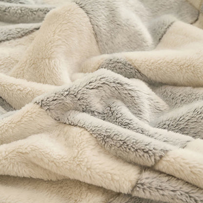 Plaid Pattern Soft Warm Throw Blanket