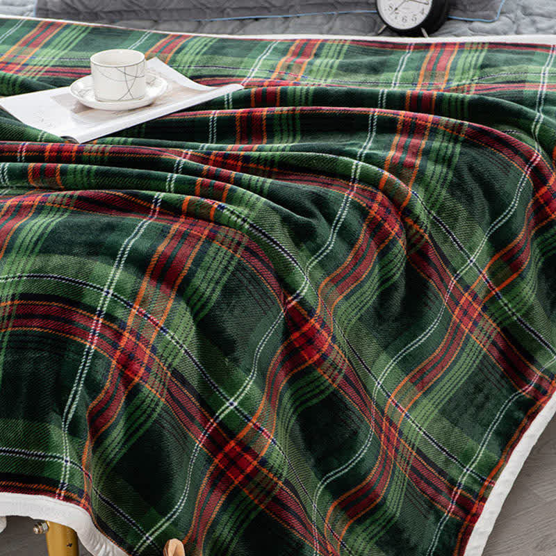 Christmas best sale plaid blanket