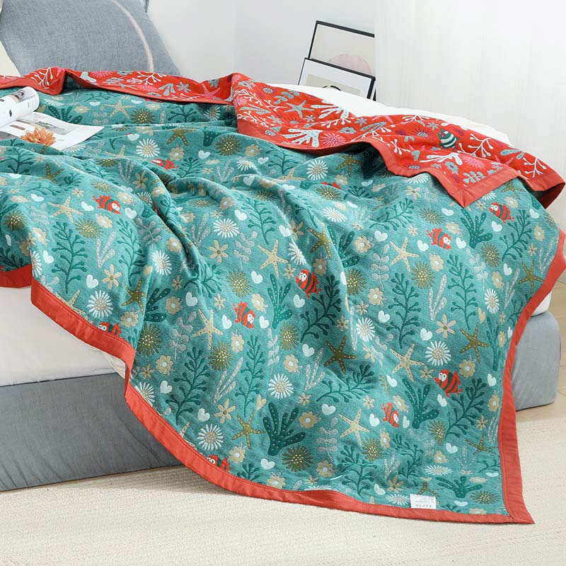 Ownkoti Vintage Reversible Coverlet Soft Floral Quilt Quilts Ownkoti 2