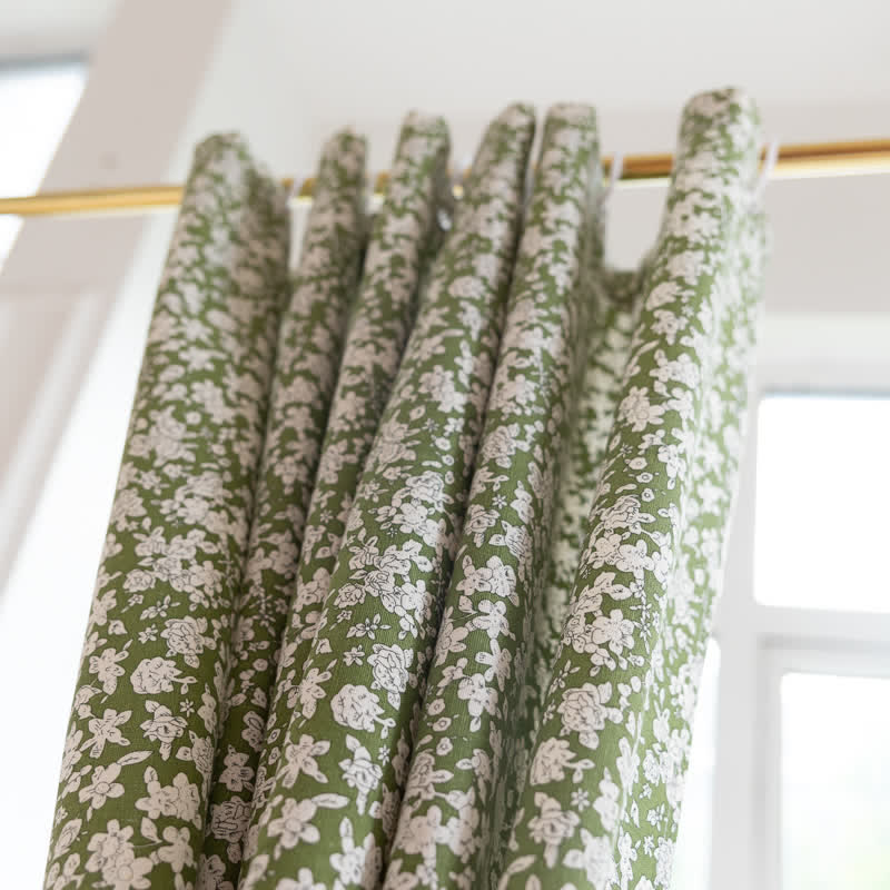 Floral Waterproof Decorative Shower Curtain