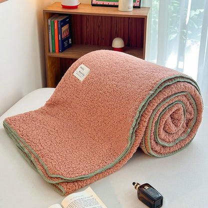 Simple Reversible Fluffy Throw Blanket