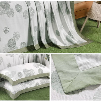 Rural Flower Coverlet Blanket & Pillowcases (3PCS) Coverlets Ownkoti 1
