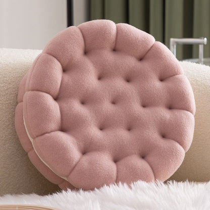 Cute Biscuit Circle Shape Seat Cushion