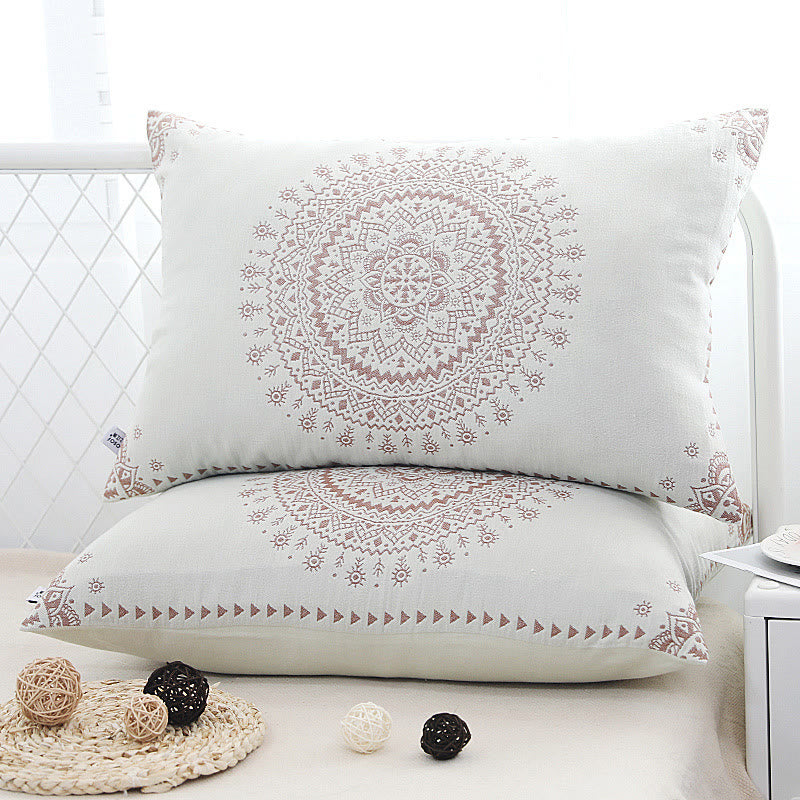 Mandala Soft Cotton Gauze Pillowcases (2pcs)