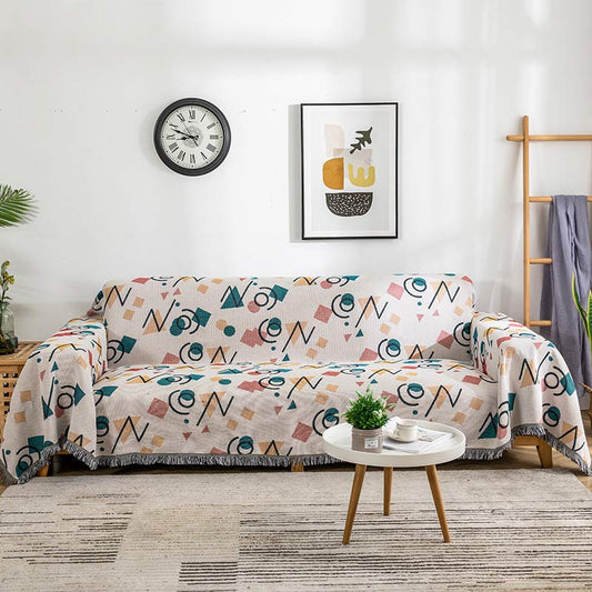Cute Pattern Blanket Reversible Sofa Cover