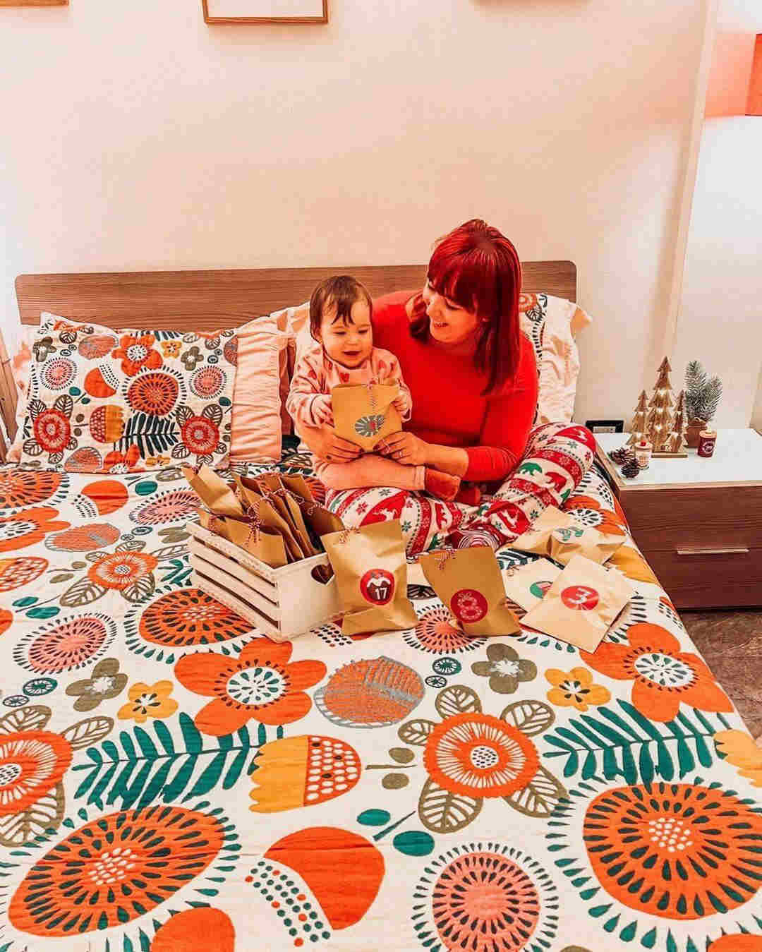 Ownkoti Orange Cartoon Flower Pattern Cotton Quilt Quilts Ownkoti 4