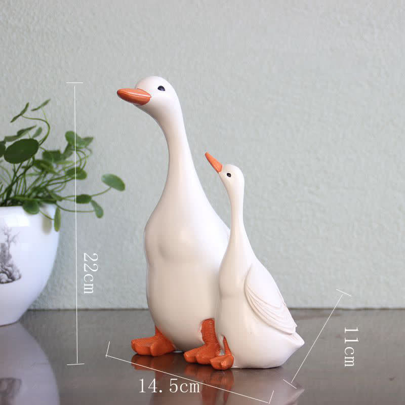 Cute Two Geese Decorative Ornaments
