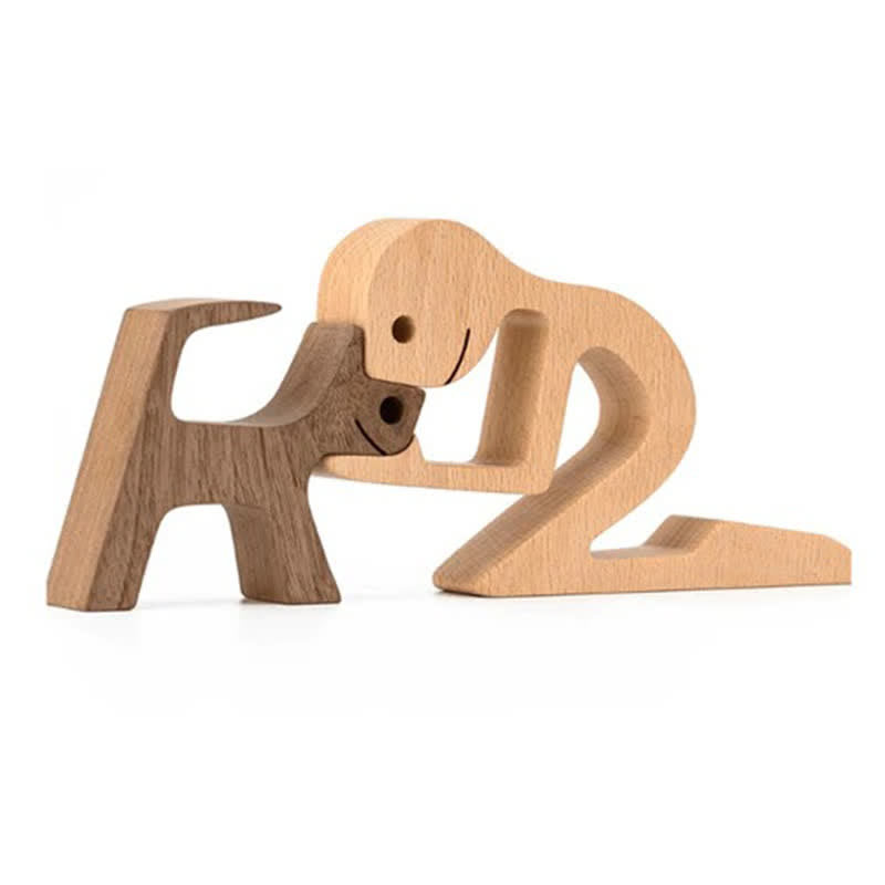 Ownkoti Hand-made Wooden Pet Carvings Home Decor