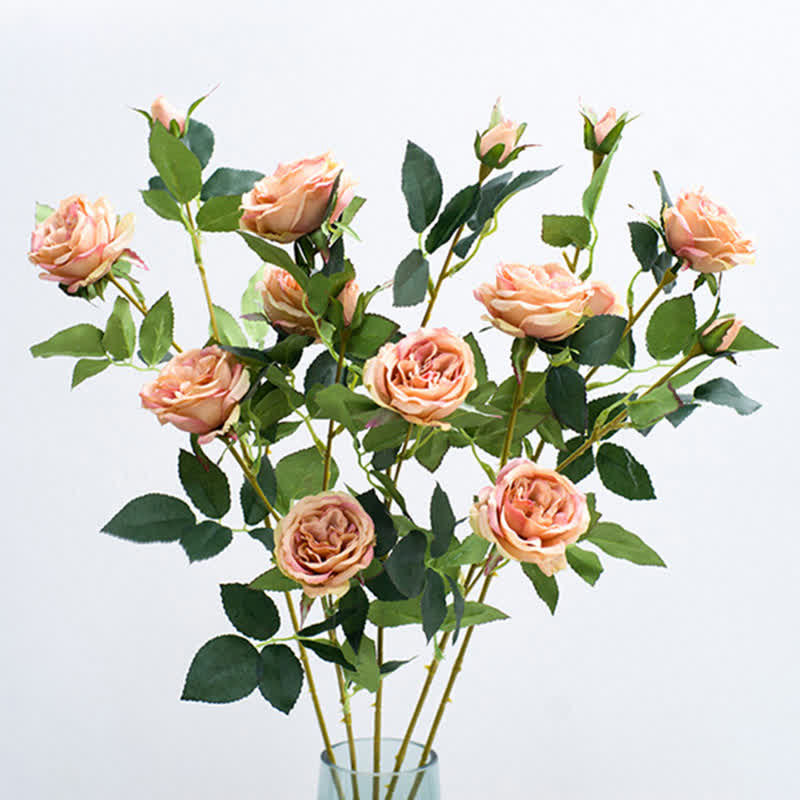 Artificial Austin Rose Silk Floral Decor