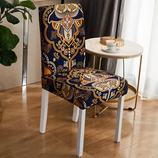 Ownkoti Retro Stretchable Pattern Chair Protector