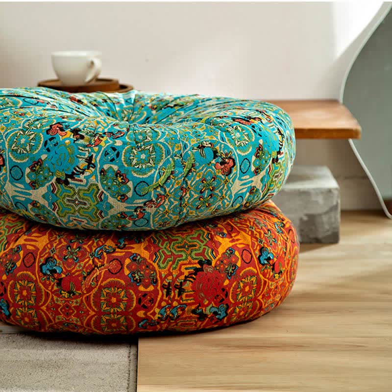 Bohemian Style Chair Pad Floor Pillows ownkoti