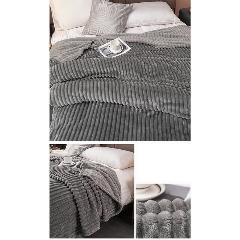 Solid Color Grid Soft Throw Blanket Blankets Ownkoti 8