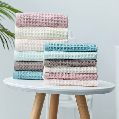 Ownkoti Cotton Solid Color Waffle Weave Towel (5PCS) – ownkoti