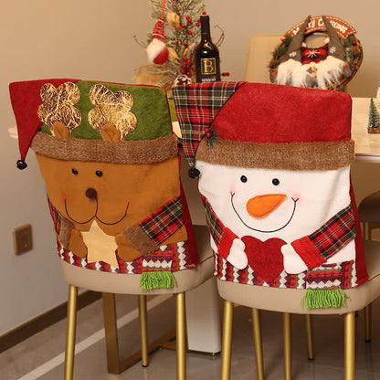 Christmas Style Home Decor Chair Cover