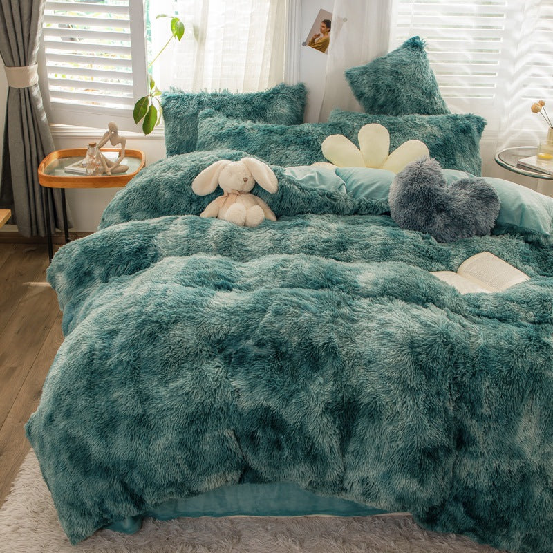 Teal discount fleece bedding