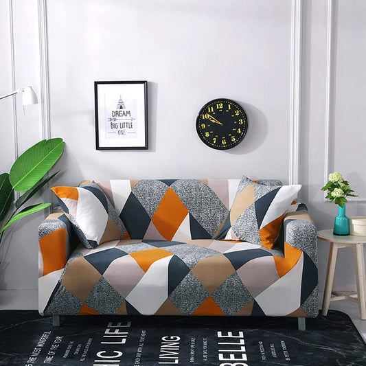 Plaid Pattern Elastic Stretchable Sofa Cover