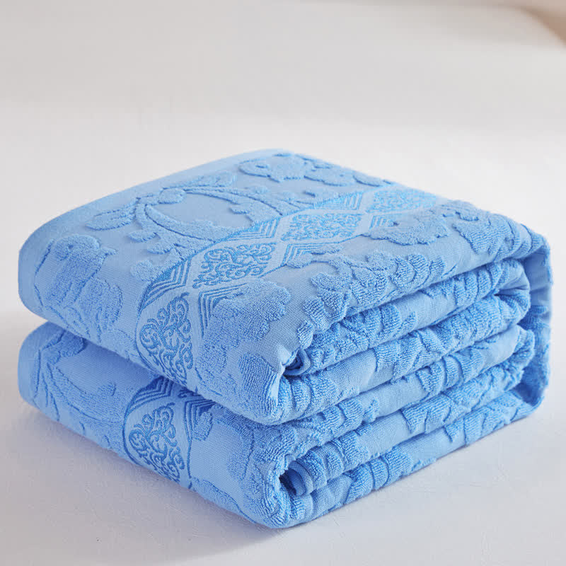Solid Color Jacquard Cotton Towel Quilt