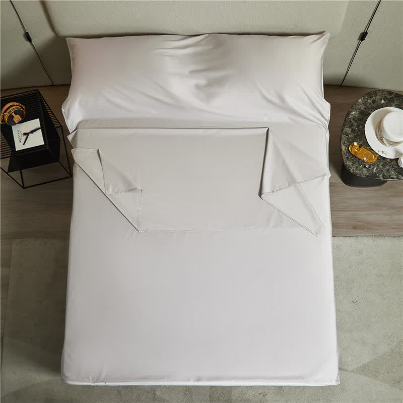 Simple Pure Cotton Breathable Sleeping Bag Sleeping Bag Ownkoti Grey XL