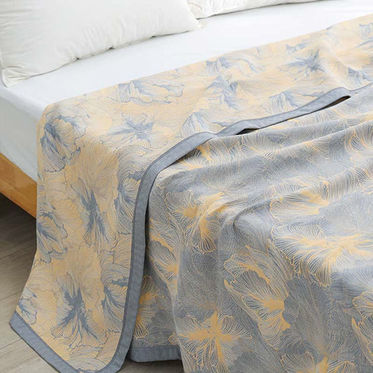 Flower Print Soft Breathable Blanket Quilt