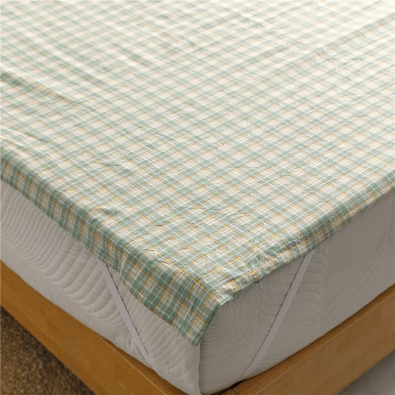 Grid Pattern Breathable Cotton Sleeping Bag Sleeping Bag Ownkoti 33