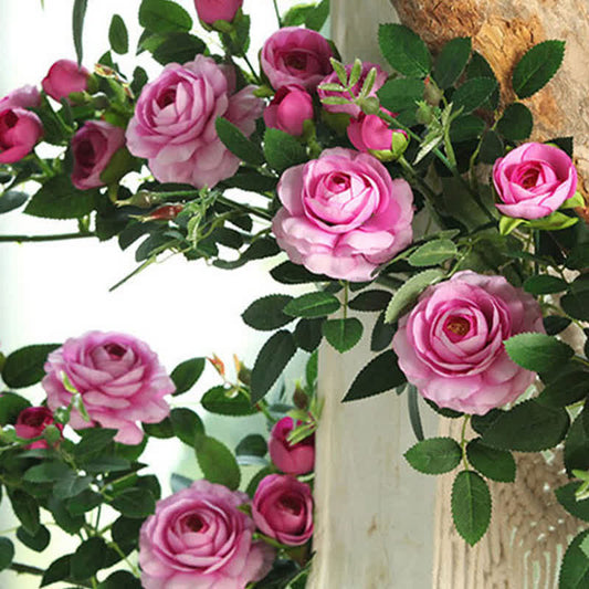 Artificial Rose Hanging Garden Wall Decor Decor Ownkoti main
