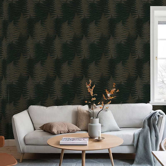 Ownkoti Fern Leaf Pattern Peel & Stick Wallpaper (1 roll)