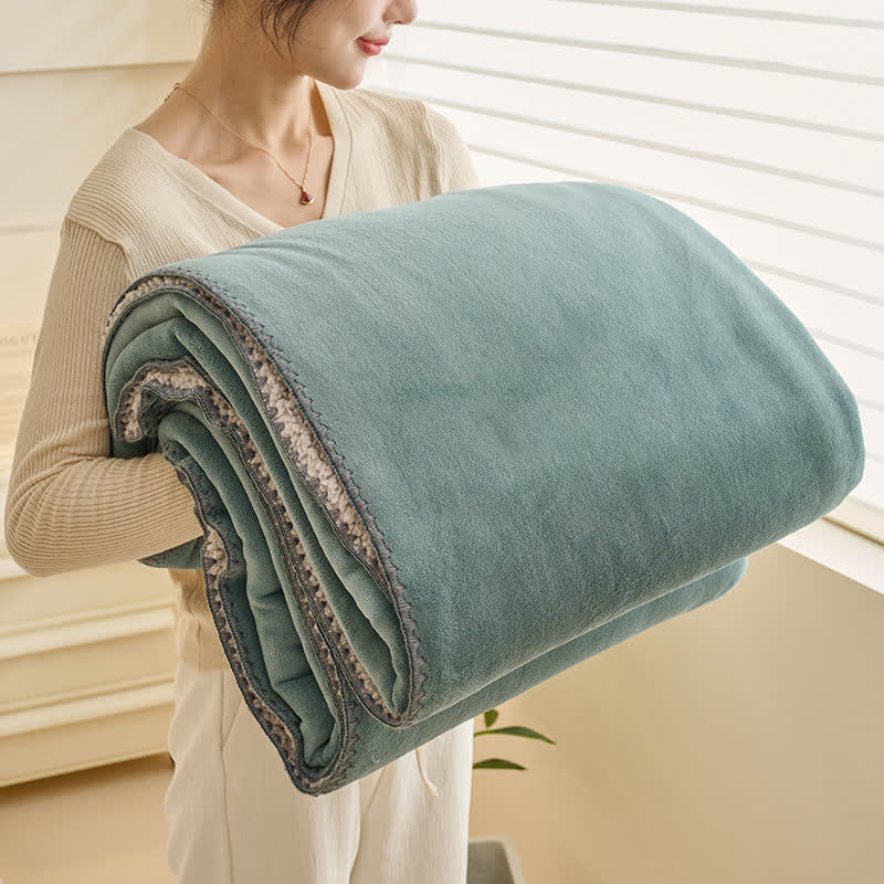 Simple Style Warm Soft Throw Blanket