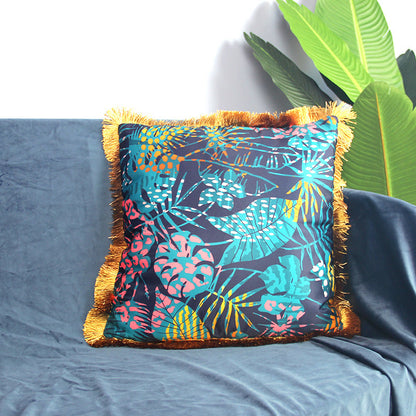 Animal Pattern Tassel Sofa Pillowcase