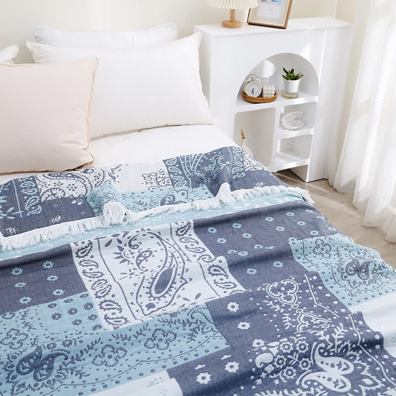 Literary Style Pure Cotton Breathable Quilt