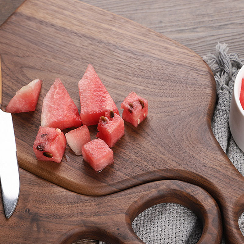 Tabla para Picar con Mango de Madera Walnut