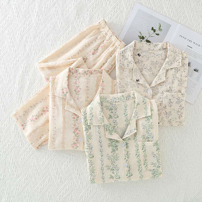 Forest Style Pure Cotton Loungewear Set
