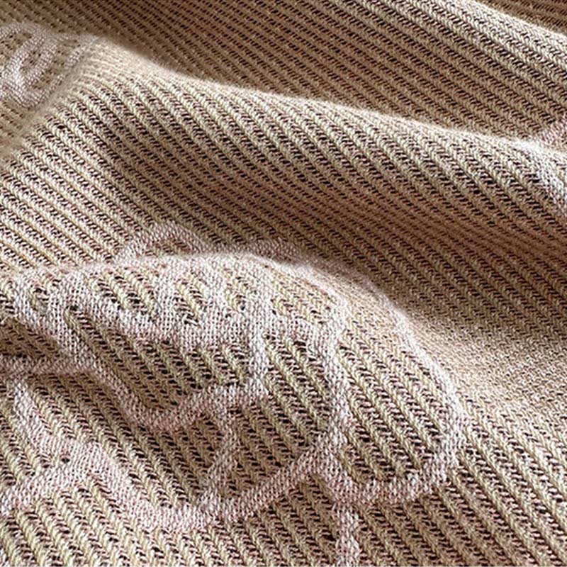 Simple Rose Pattern Cotton Reversible Quilt