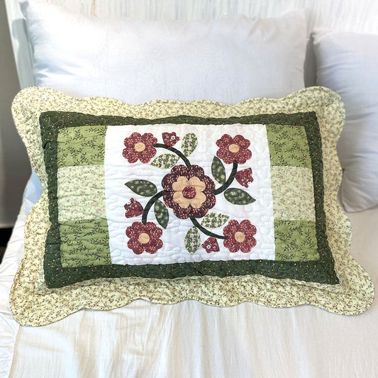Painting Floral Cotton Pillowcase (2PCS)