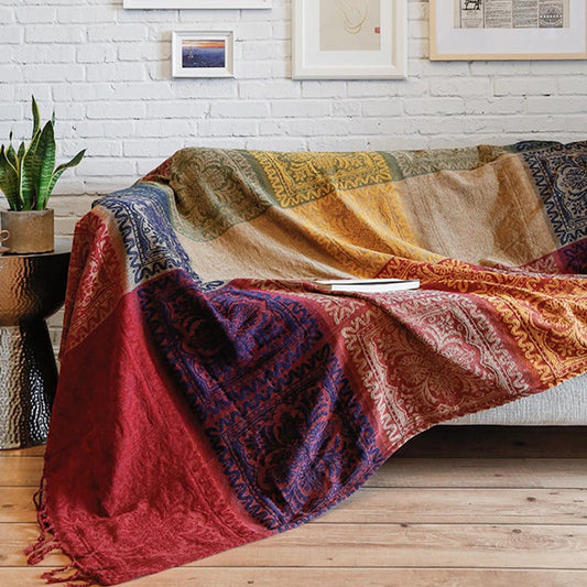 Exotic Soft Decorative Tassel Blanket