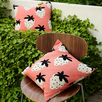 Strawberry Pattern Breathable Cotton Pillowcases (2pcs) Pillowcases Ownkoti 2