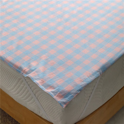 Grid Pattern Breathable Cotton Sleeping Bag Sleeping Bag Ownkoti 30