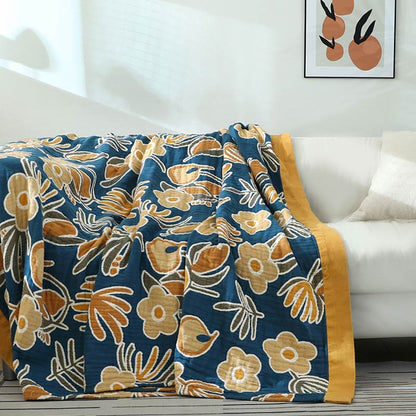 Yellow Flower Sofa Blanket Sofa Cover