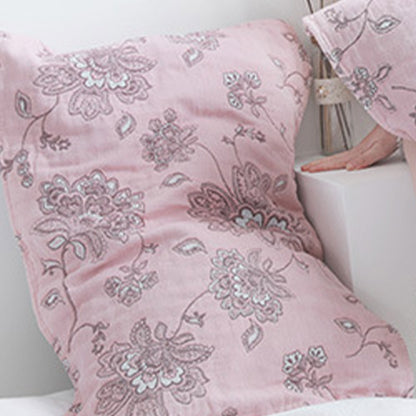 Boho Flower Cotton Double-Side Pillow Towel (2PCS) Pillowcases Ownkoti 6