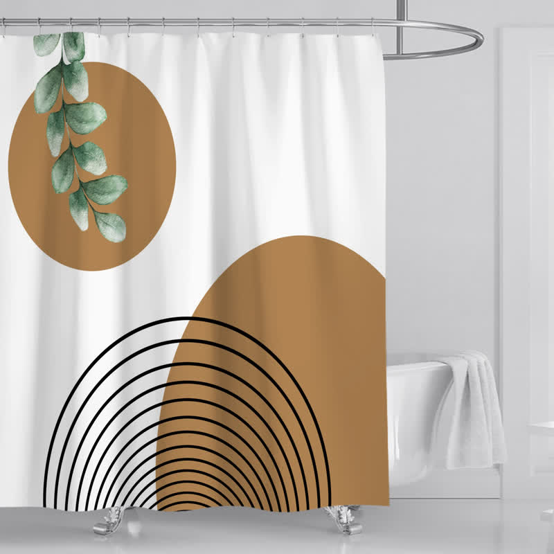 Modern Style Waterproof Shower Curtain