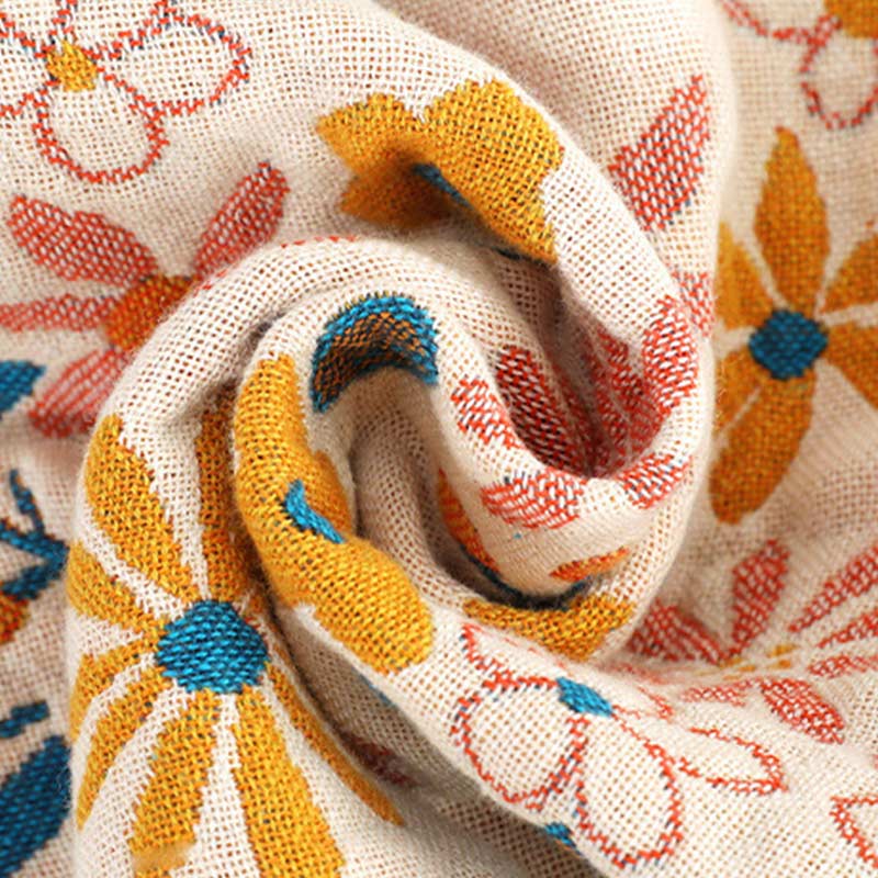 Ownkoti Garden Flower Tassels Blanket Sofa Cover Blankets Ownkoti 6