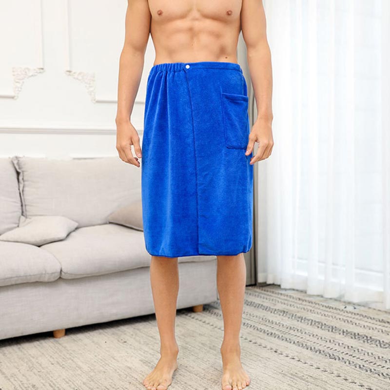 Spa Dress and Men's Wrap Towel