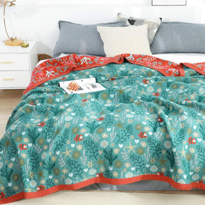 Ownkoti Vintage Reversible Coverlet Soft Floral Quilt Quilts Ownkoti 1