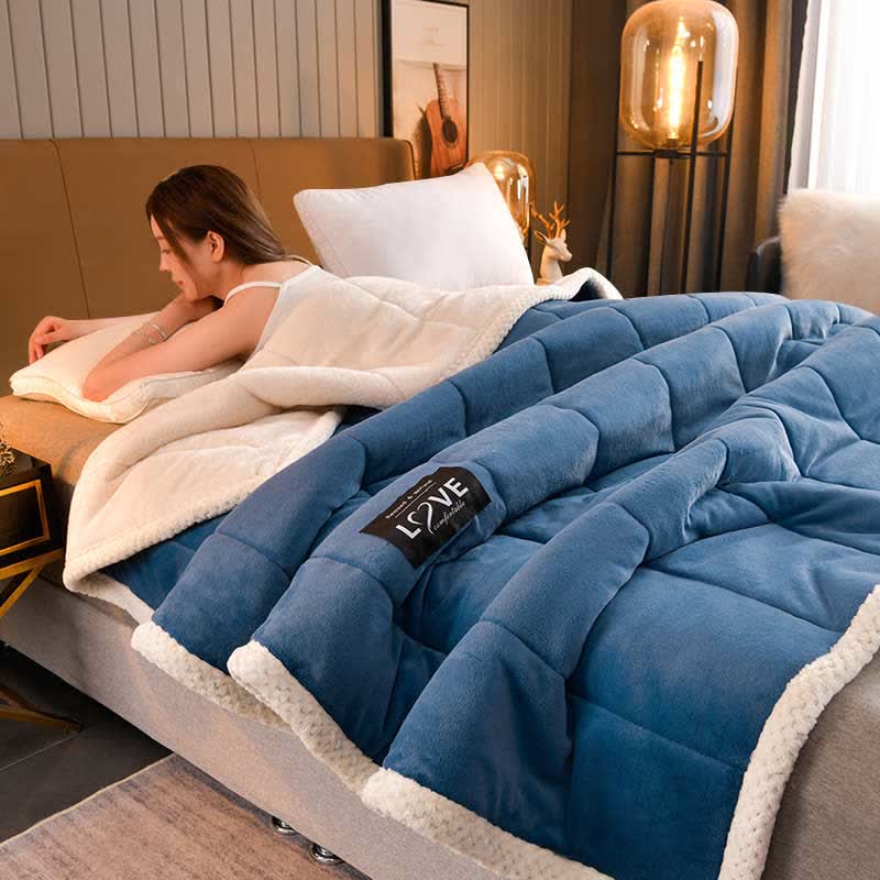 Ownkoti Three Layers Thick Throw Warm Blanket – ownkoti