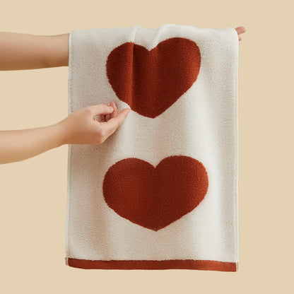 Pure Cotton Valentine's Day Soft Towel
