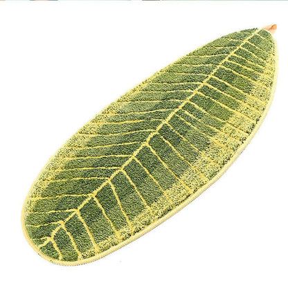 Ownkoti Green Banana Leaf Soft Door Rug Rugs Ownkoti 14