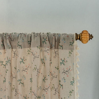 Countryside Style Floral Light Filtering Curtain Curtains Ownkoti 8